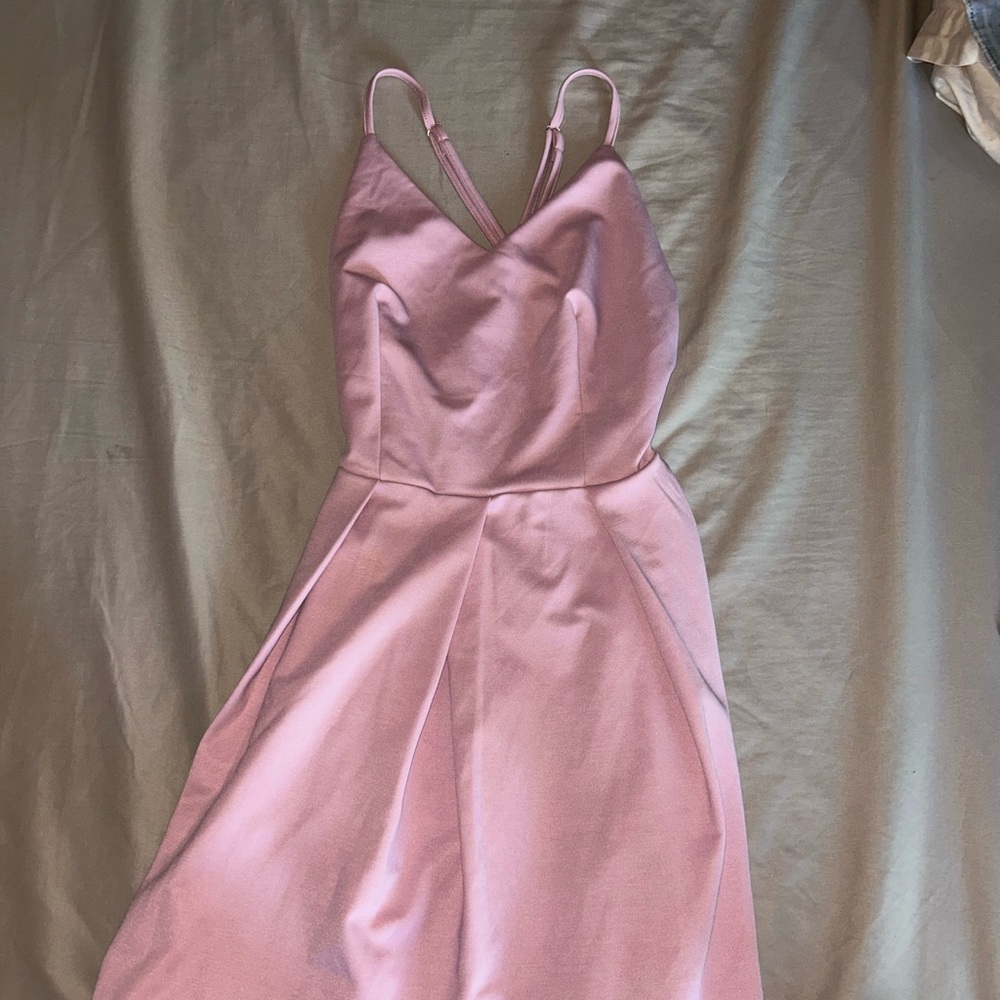 Selling a mini pink dress!